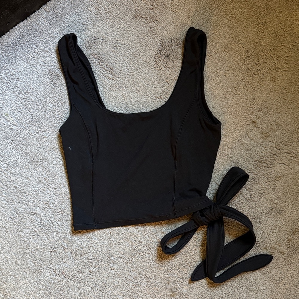 Lululemon Black Cropped TankTop